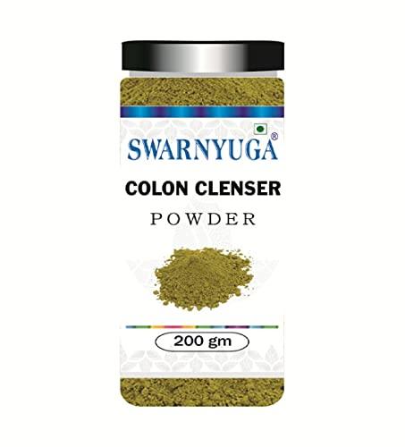 Swarnyuga Swarnyuga Colon Cleanser Powder 100% Organic | Formula for Gut Health, Constipation, Daily Detoxification, Colon Cleanse, and Immunity - 200gm