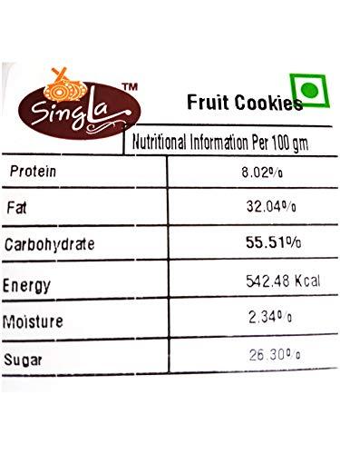 Singla Singla Fruits Cookies Biscuits 300g, Till Cookies Biscuits 300g Combo Pack (600g, Pack of 2) (2 * 300g)