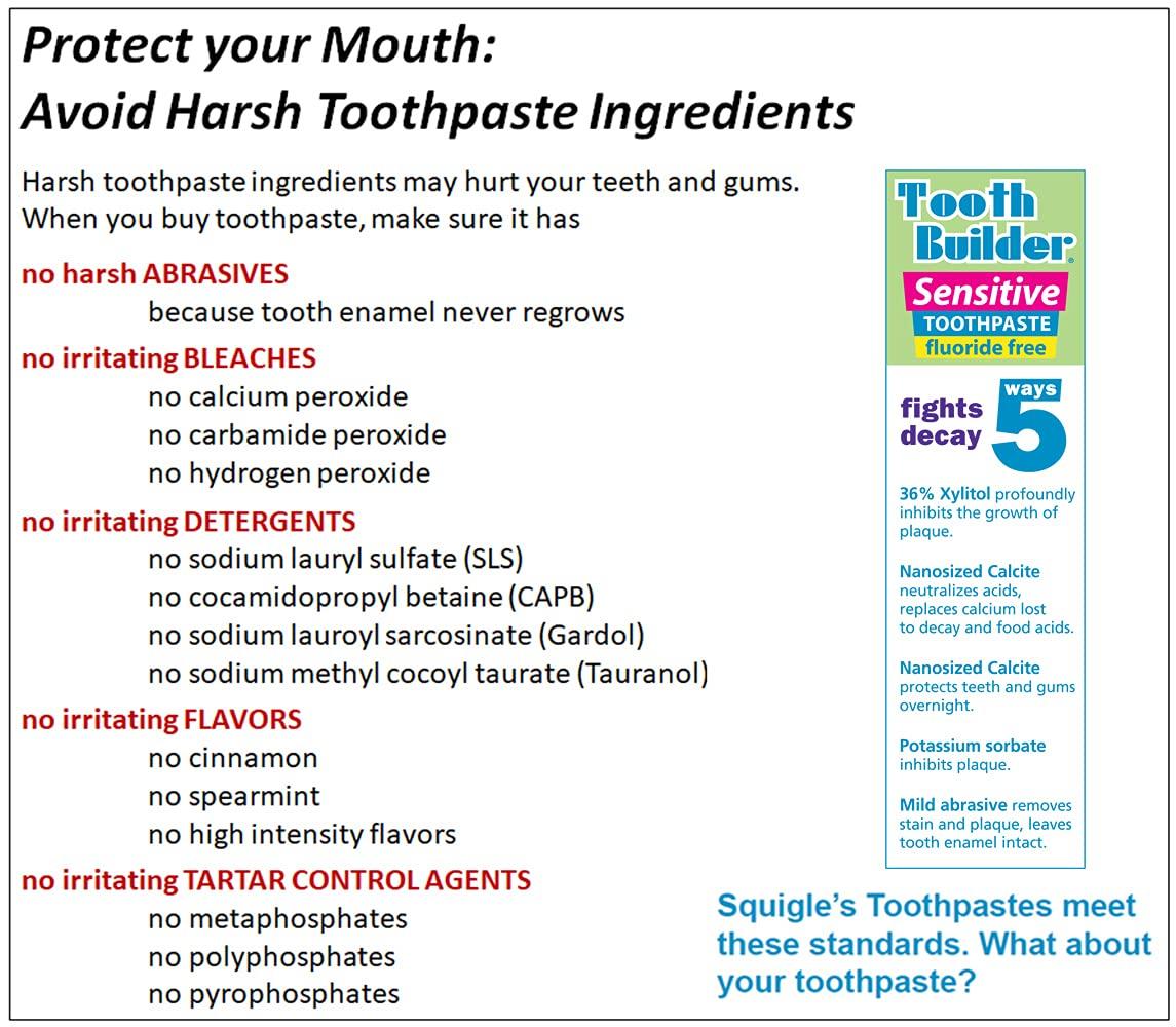 Squigle Squigle Tooth Builder Sensitive Toothpaste (4 Oz)