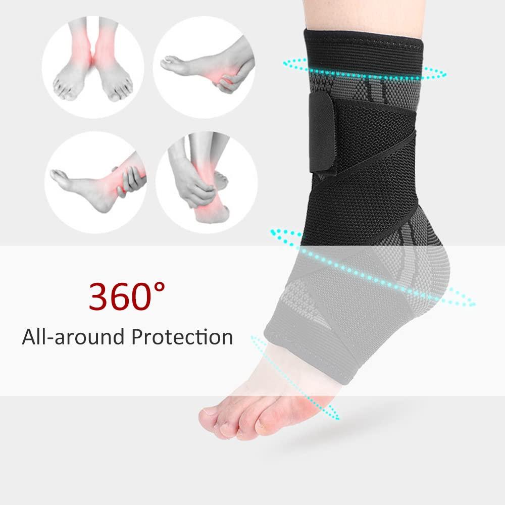 Qunan Qunan Ankle Port Port Brea able Adjustable Ankle Sleeves for Sp in Recovery