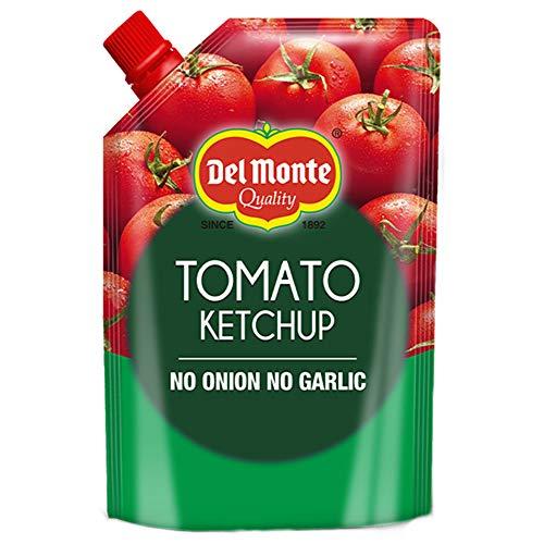 Del Monte Del Monte Tomato Ketchup No Onion No Garlic Pouch, 950 g & Del Monte Tomato Ketchup Sweet and Spicy Pouch, 950 g