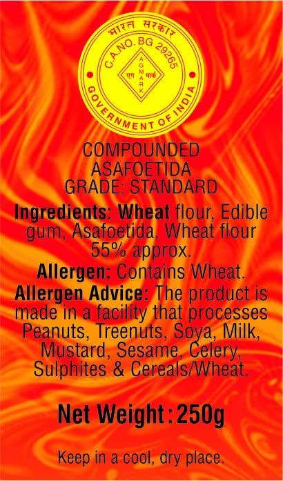 Sansik RAMDEV HING POWDER 250G (PACK OF 2 ) | STRONG ASAFOETIDA VALUE PACK