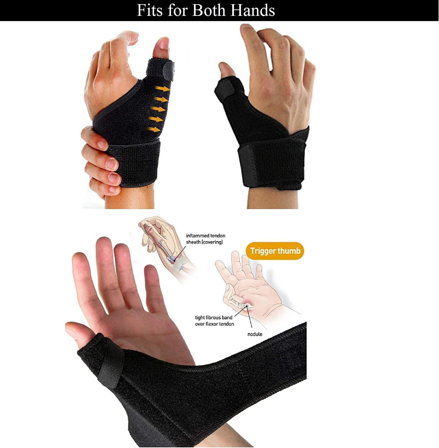 LEXOTHO LEXOTHO thumb wrist support for pain relief carpal tunnel splint for men women fracture belt right and left hand adjustable wrist band for gym (1-pc)