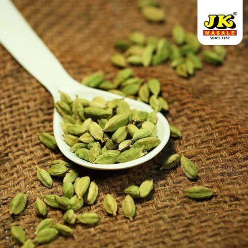 JK JK Cardamom | Elaichi | Green | Choti | 7-8mm (50g)