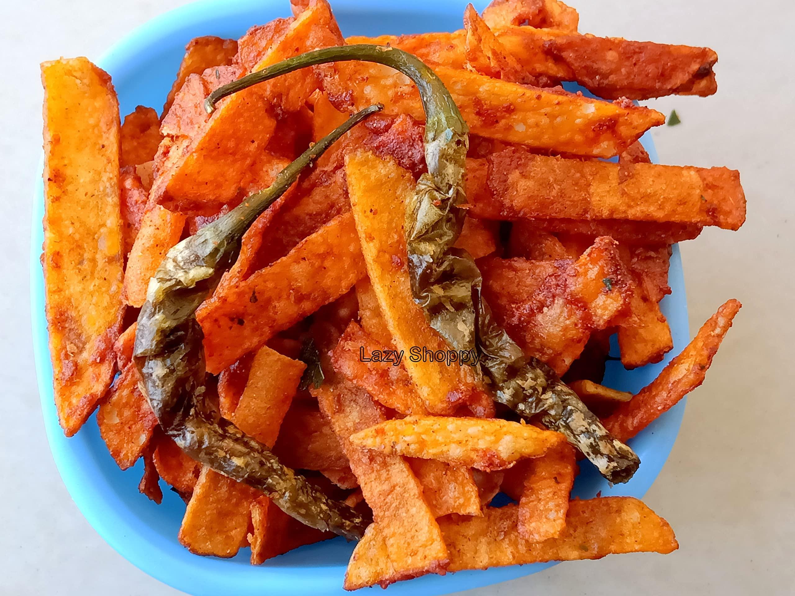 Lazy Shoppy Lazy Shoppy Ginger Potato Spicy Chips | Spicy Chips | | | | | Home Made Ginger Chips (750 Grams)