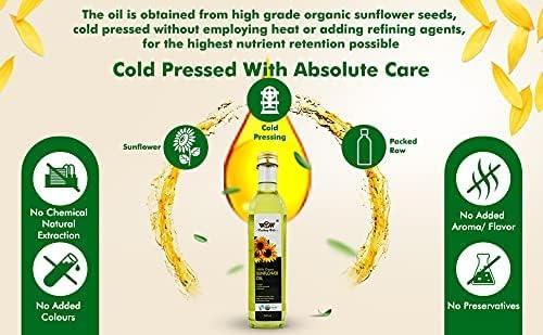 WOW Cooking Oils WOW Cooking Oils Organic Sun Flower Cooking Oil, 1L