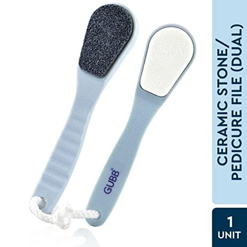GUBB GUBB Dual Ceramic Stone Pedicure Tool Foot File- Remove Callus, Dual Side Rough & Gentle | Exfoliates the Skin for Silky & Smooth FInish