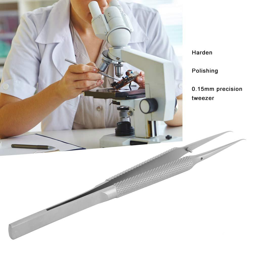 MXGZ Stainless Steel Tweezer, Pointed Tweezer Professional Multipurpose for Laboratory for Craft for Electronics