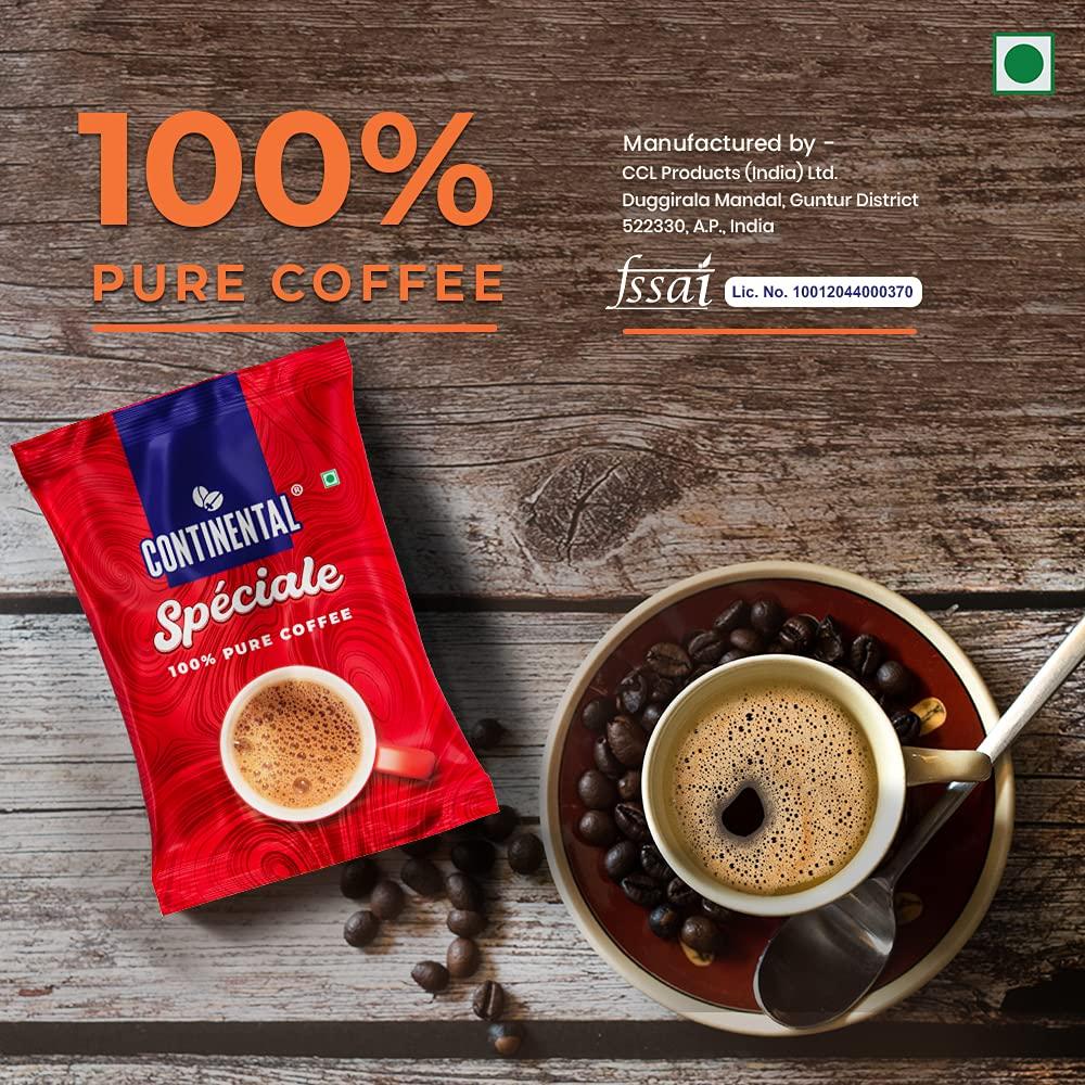 Continental Coffee Continental Coffee Speciale Instant Coffee Powder 50g Pouch | BUY 4 + GET 4 FREE | 100% Pure Coffee | PACK OF 8 | 400gm