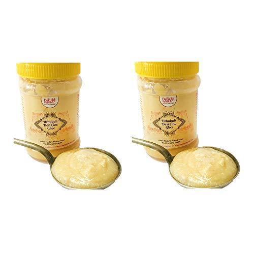 Delight Foods Delight Foods Uthukuli Pure Cow Ghee | Pure Clarified Butter | 100% Natural & No Preservatives (Desi Ghee 400ml (200ml x 2))