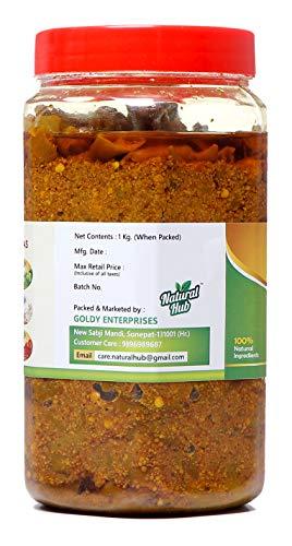 Natural Hub Natural Hub Mother Recipe Gujarati Green Chilli Pickle, Hari Mirch Ka Achar (The Real Taste of Gujarat 1kg)
