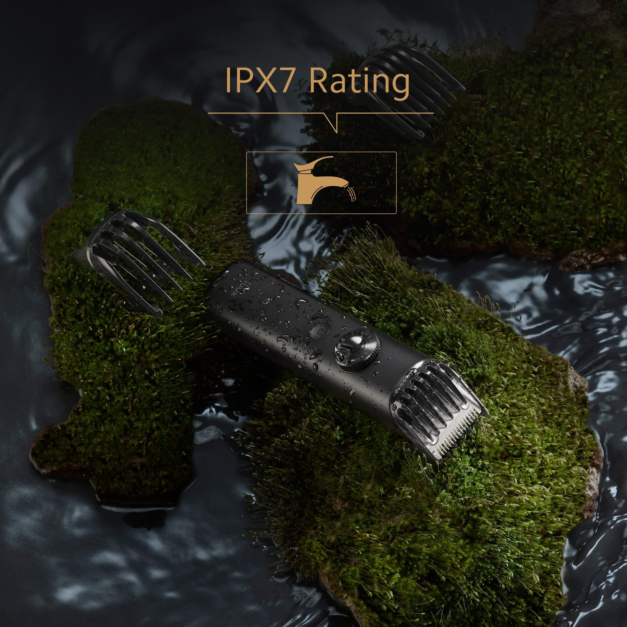 MI Mi Grooming Kit Pro (Trimmer Kit), Face, Hair, Body - All-in-One Professional Styling Trimmer, Body Groomer, Nose & Ear Hair Trimming, Hair Clippers, Beard Combs, Quick Charge & 90 Mins Run Time,Black