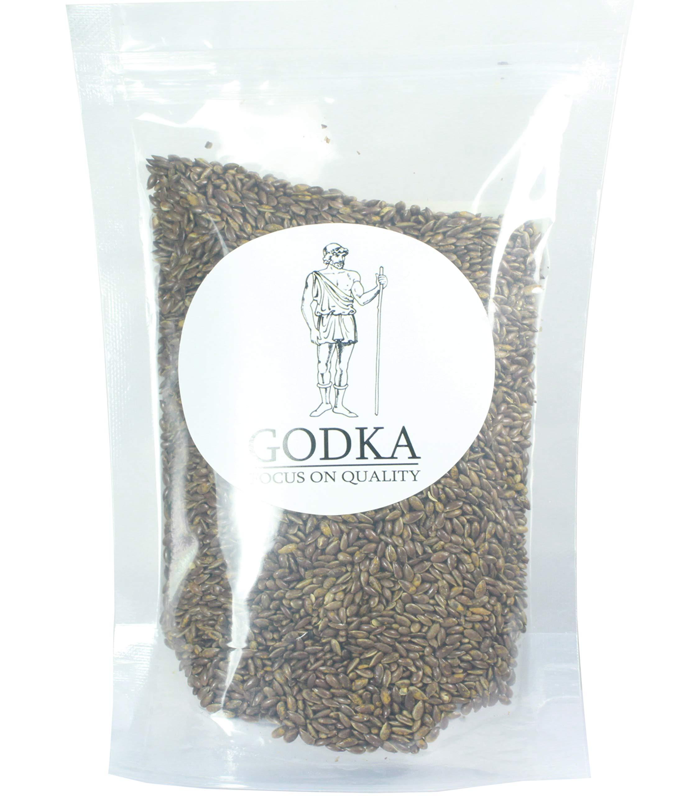 GODKA Godka Roasted Flax Seed/Salted Alsi,1kg