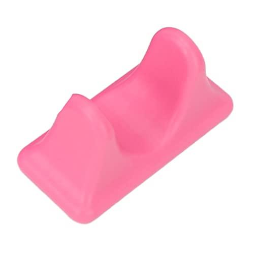 BUQE Hip Flexor Massager, Psoas Massage Tool Mellow Soreness Relief Ergonomic Portable ABS for Back (Purple and Pink)