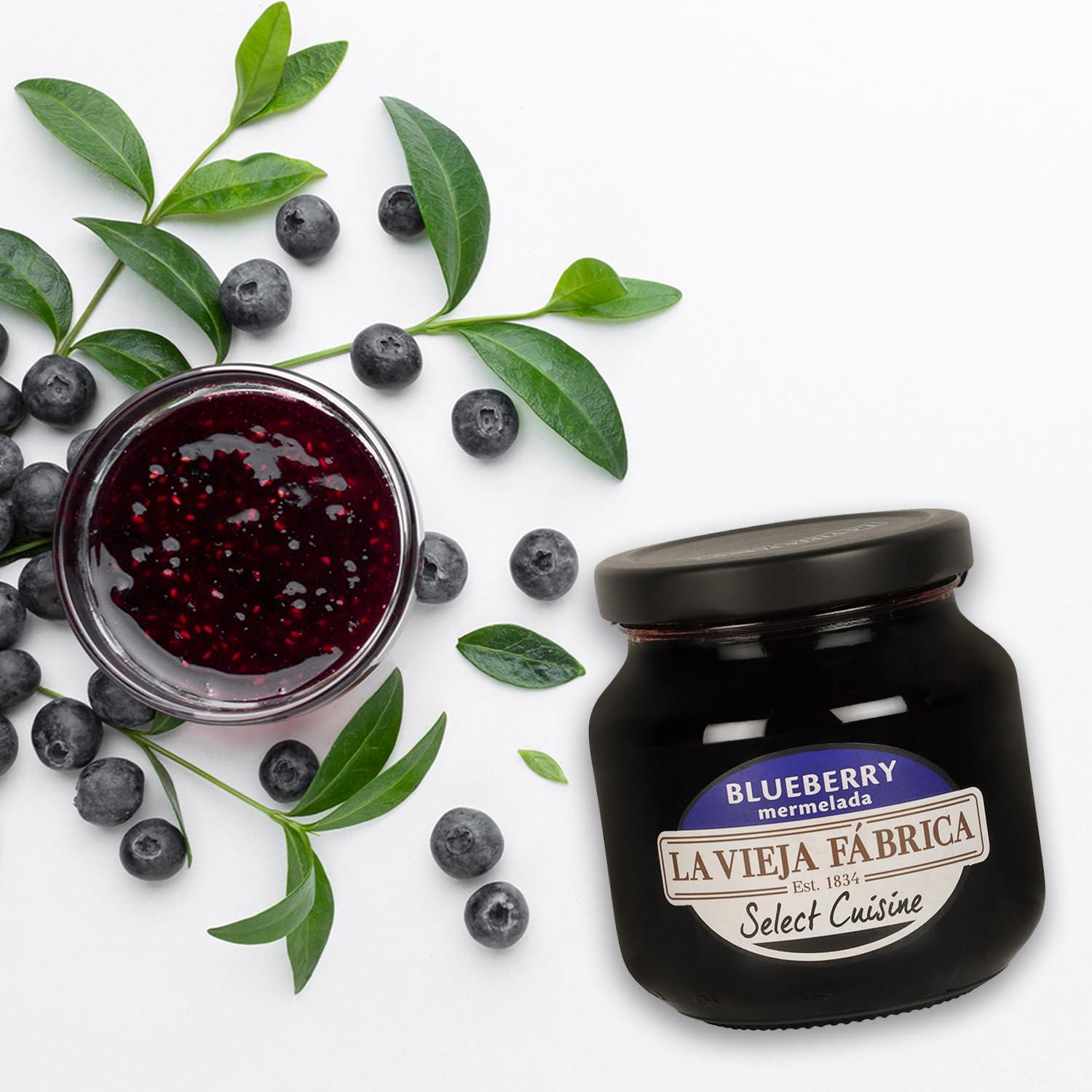 La Vieja Fabrica LA VIEJA FABRICA JAM Combo Pack of Blueberry jam 285G and Raspberry jam 350G