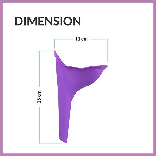 PEE BUDDY Peebuddy - Ladies Freedom to Stand and Pee Paper Based Disposable Female Urination Device for Women & PeeBuddy Freedom to Stand and Pee Reusable Portable Female Urination Device for Women - 1 Funnel