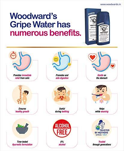 Woodwards Woodwards Gripe Water 200 ml (Pack of 3) Royal Blue (WGWCombo1)