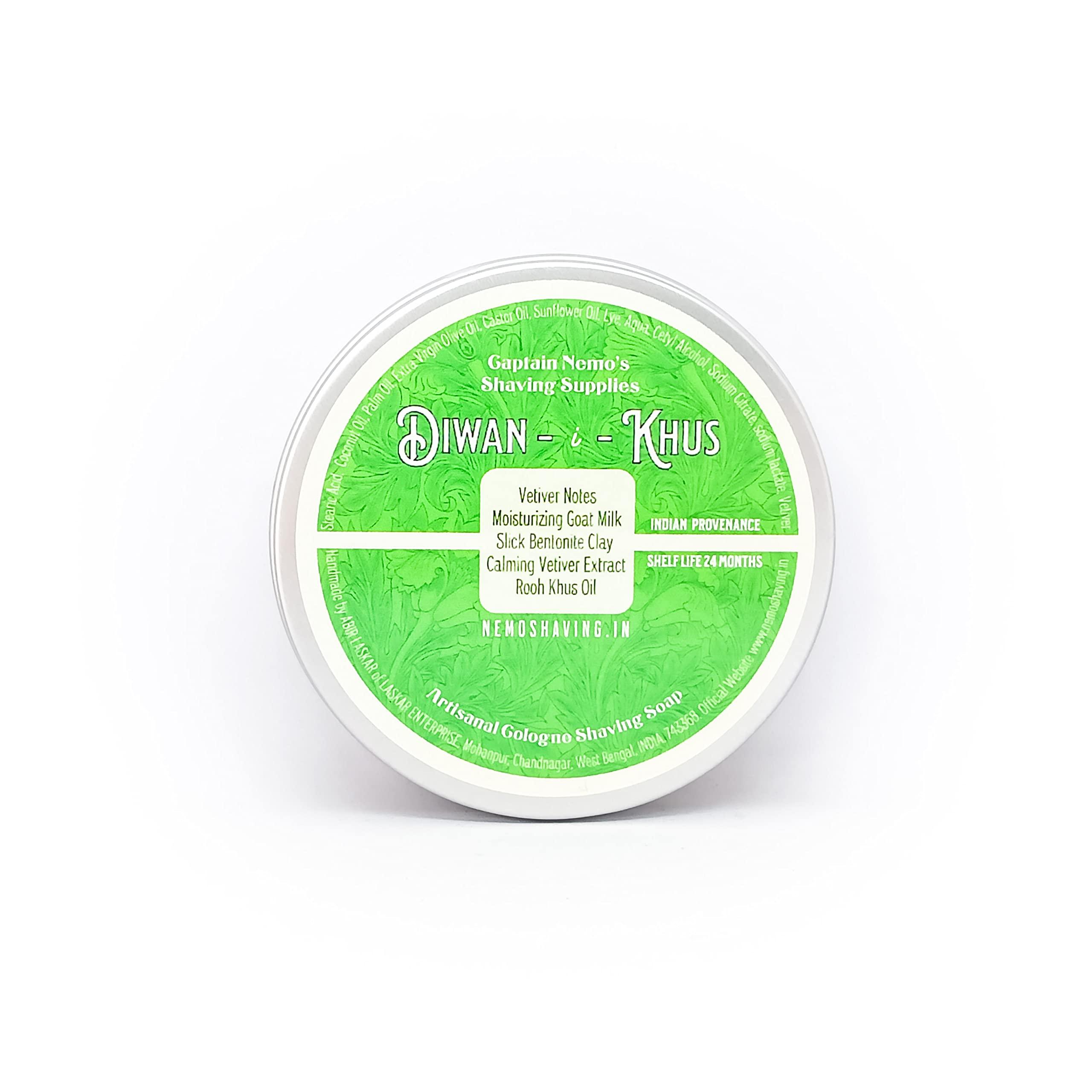 Generic Captain Nemo\'s Diwan e Khus Shaving Soap with Vetiver Extract