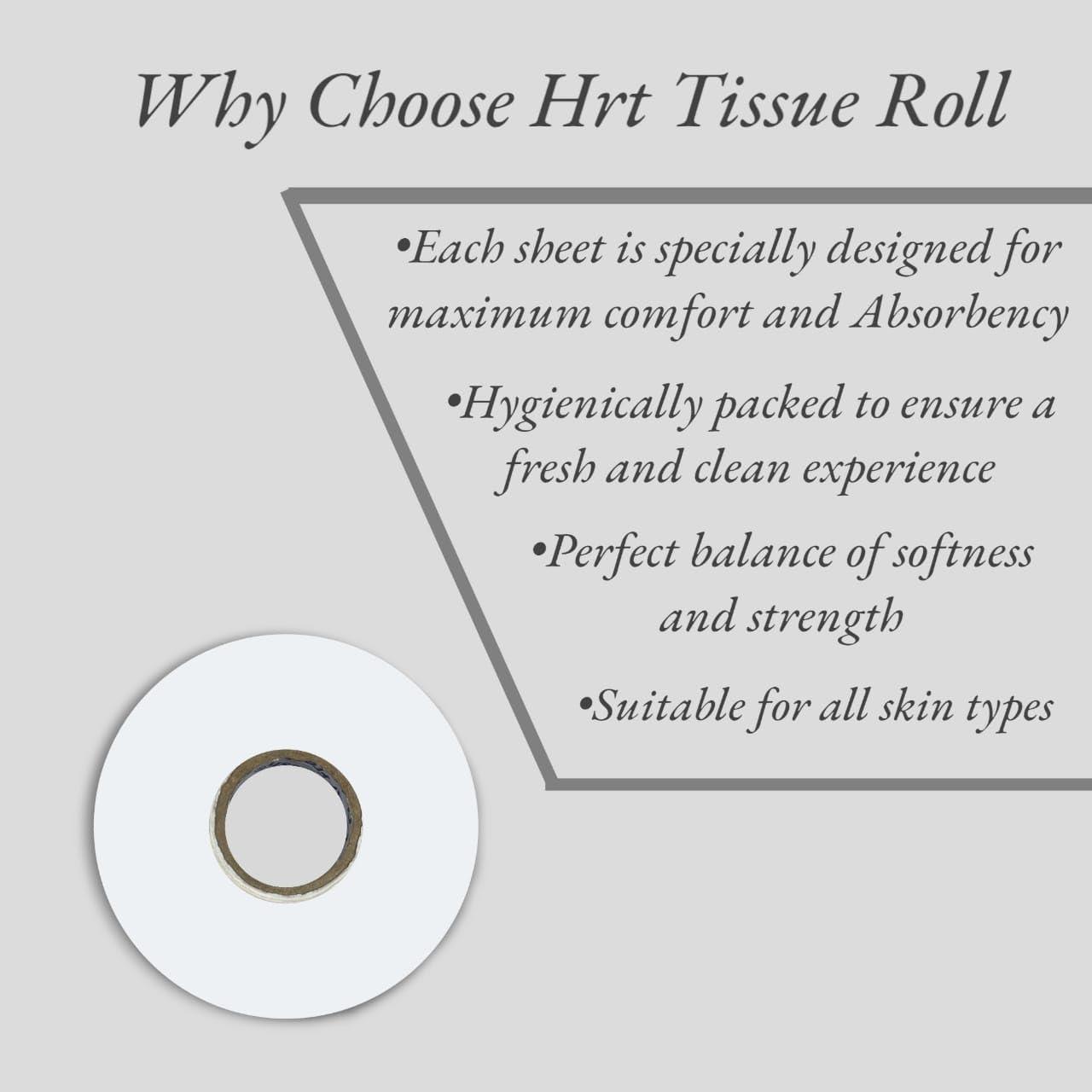 Oxifresh OxiFresh HRT Hard Tissue Roll | 40 GSM | 1 ply- 2kg | 200mm Roll width | Non Embossed | Virgin | Hygienic