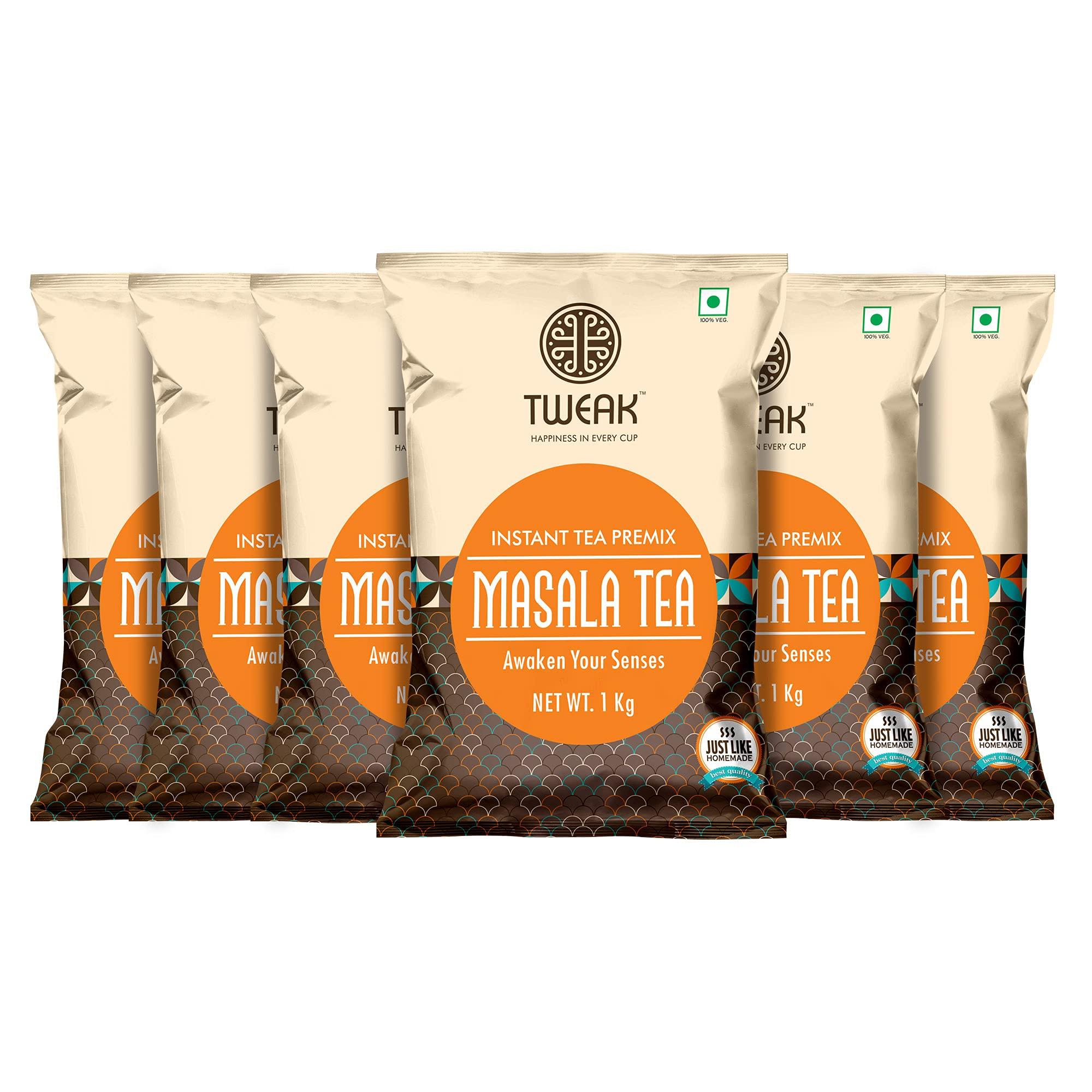 TWEAK TWEAK INSTANT MASALA TEA PREMIX (6 packet x 1 kg Each)