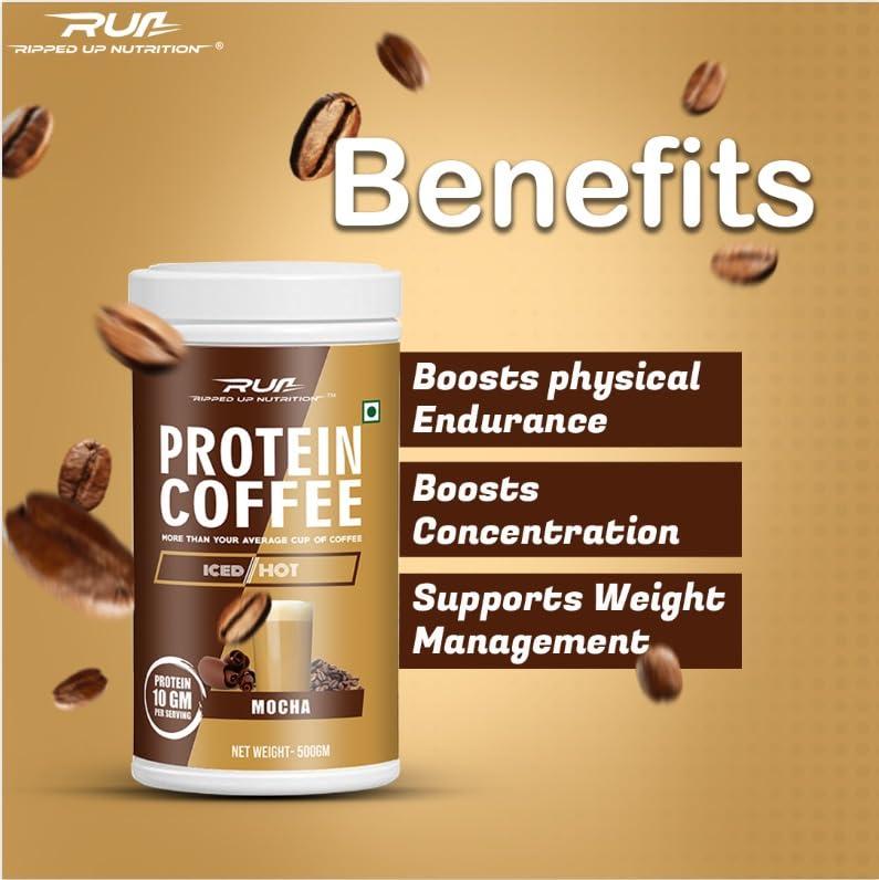 Ripped Up Nutrition Ripped Up Nutrition- Protein Coffee (Mocha, 500gm)