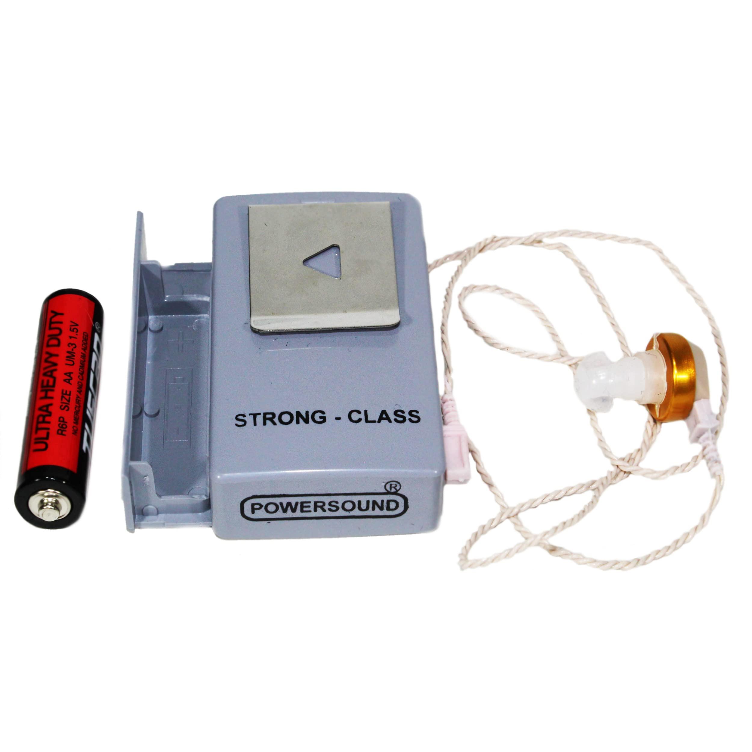 ANV Hearing Aid Machine- Power Sound- Single Cord and Receiver- Sound Enhancement Amplifier