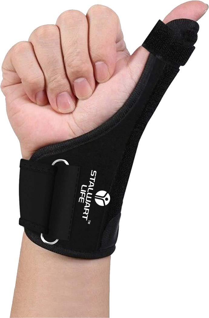 STALWART LIFE STALWART LIFE Thumb Brace Spica Splint Support - Thumb Pain, Sprains, Strains, Arthritis,Tendonitis, Carpal Tunnel & Trigger Thumb Immobilizer ?Neoprene -Universal