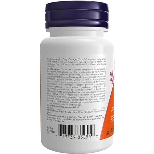 Now Foods Now Melatonin 3mg 60vcap