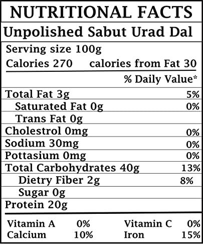 YUGANTAR Yugantar Sabut Urad Dal -Black Urad Whole - Urad Kali Dal (1200 Gram)
