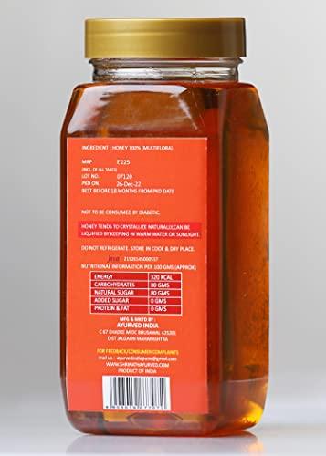 SHRINATH AYURVED SHRINATH AYURVED Natural Honey Real and pure honey no suger adultration Pack of 1-500gram