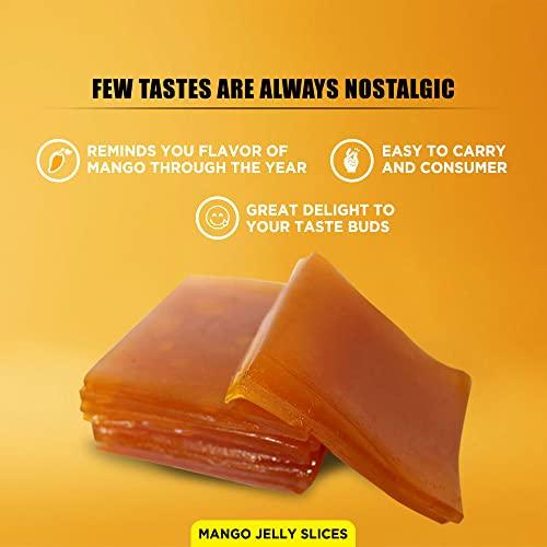 SITARA FOODS Sitara Foods mango candy bar jelly slices Aam papad mamidi thandra summer special 250 Grams pack