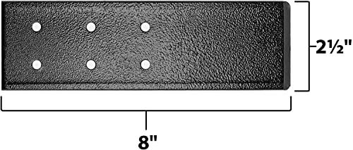 ROSE AHMED ROSE AHMED Counter Top Support Bracket Set of 3 with 12 Screws in Black_17IN
