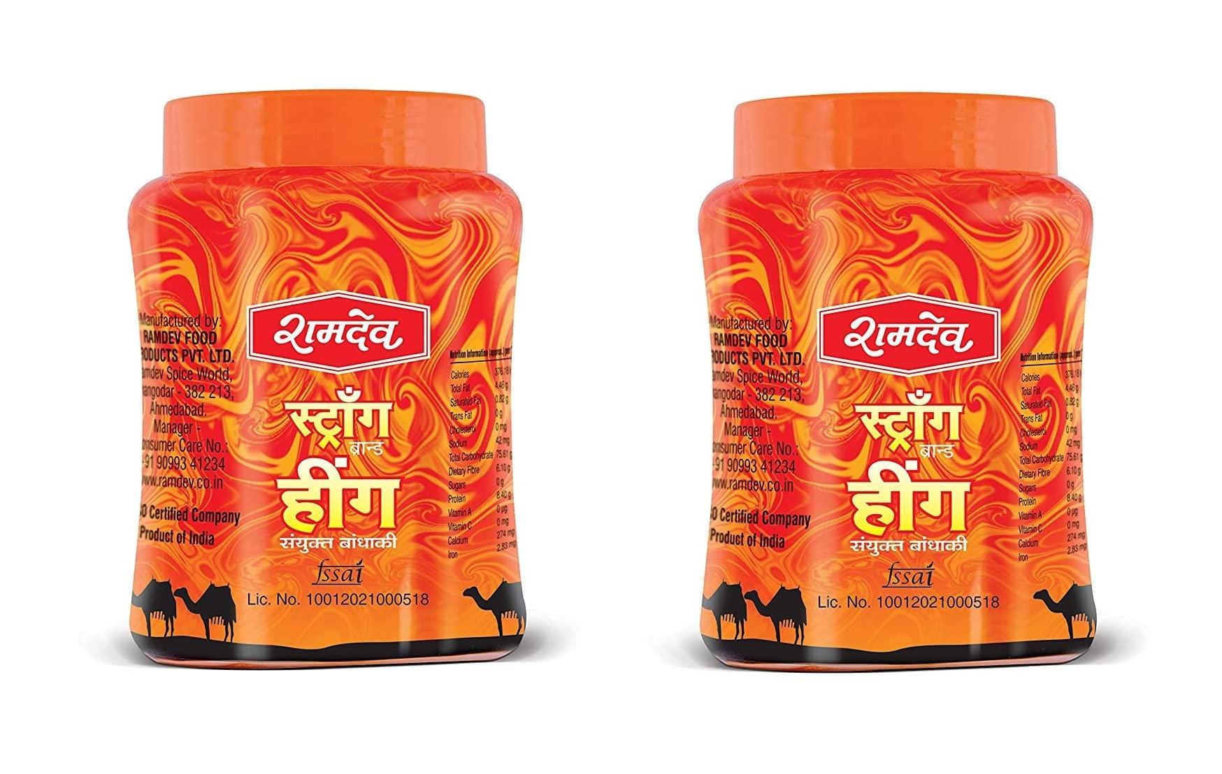 Sansik RAMDEV HING POWDER 250G (PACK OF 2 ) | STRONG ASAFOETIDA VALUE PACK