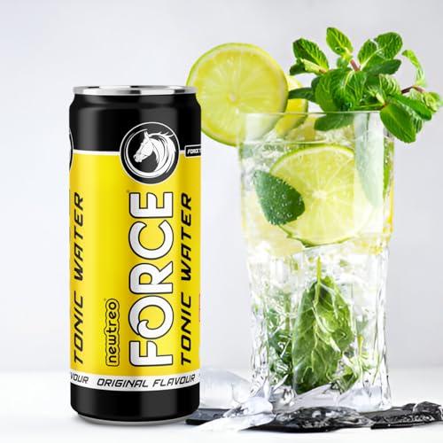 Newtreo Newtreo Tonic Water | Strong Quinine | Indian Tonic | Original Flavour | Pack of 6 x 250ml cans | 100% Recyclable cans