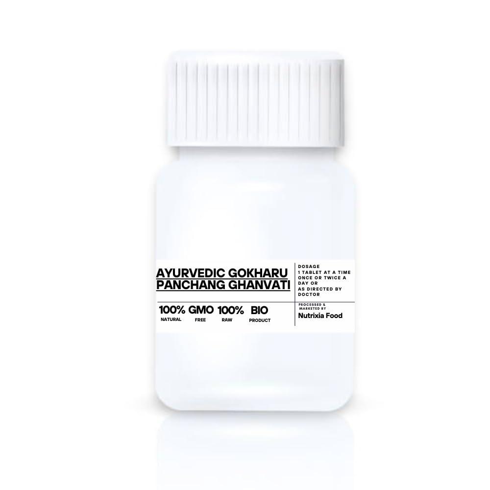 Nutrixia Food AYURVDEIC GOKHARU PANCHANG GHANVATI AYURVDEIC GOKHARU PANCHANG GHAN VATI (100 Gms-330 Tablets)