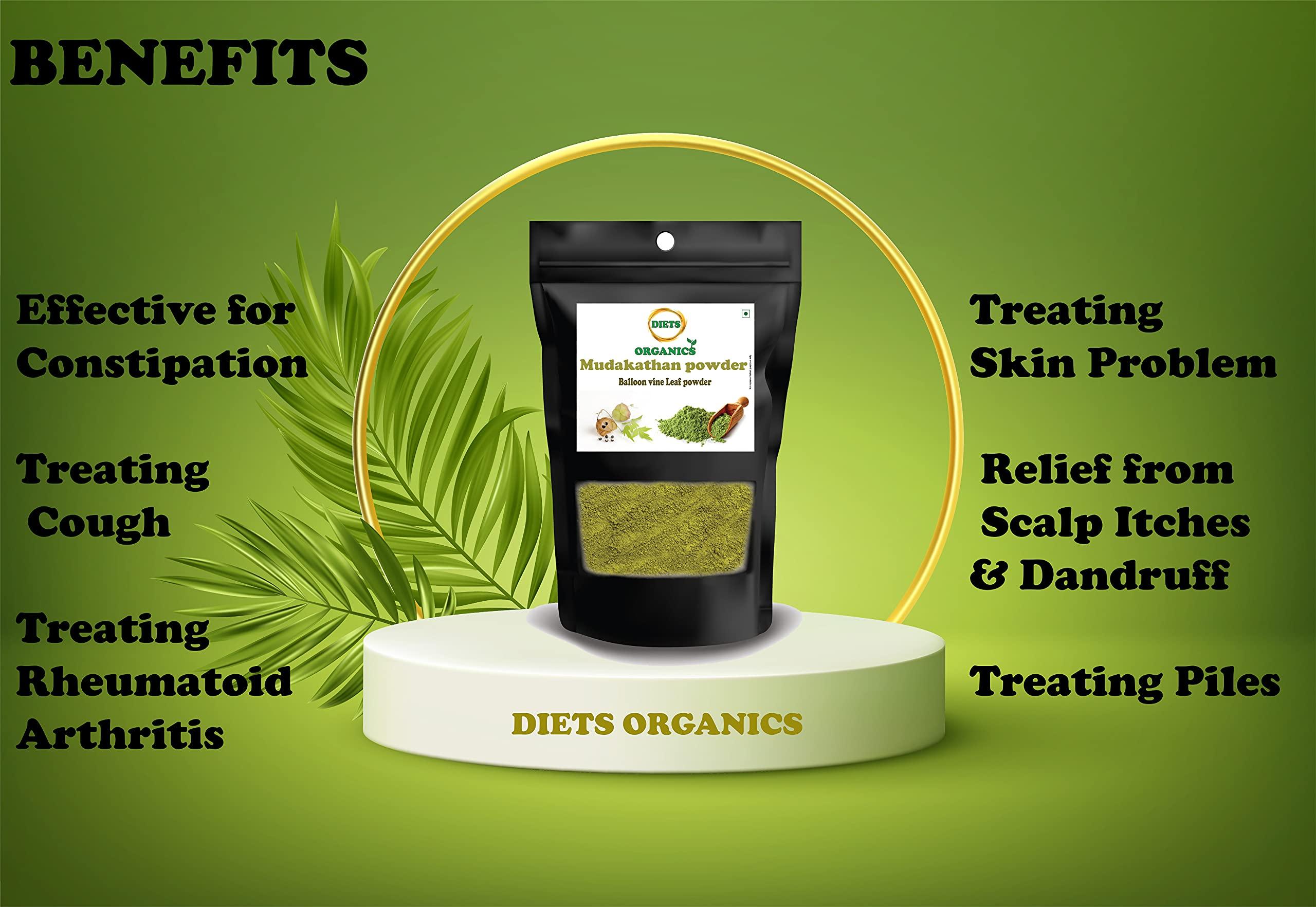 DIETS ORGANICS Diets Organics Mudakathan Keerai Powder , Balloon Vine Leaf Powder - 250G