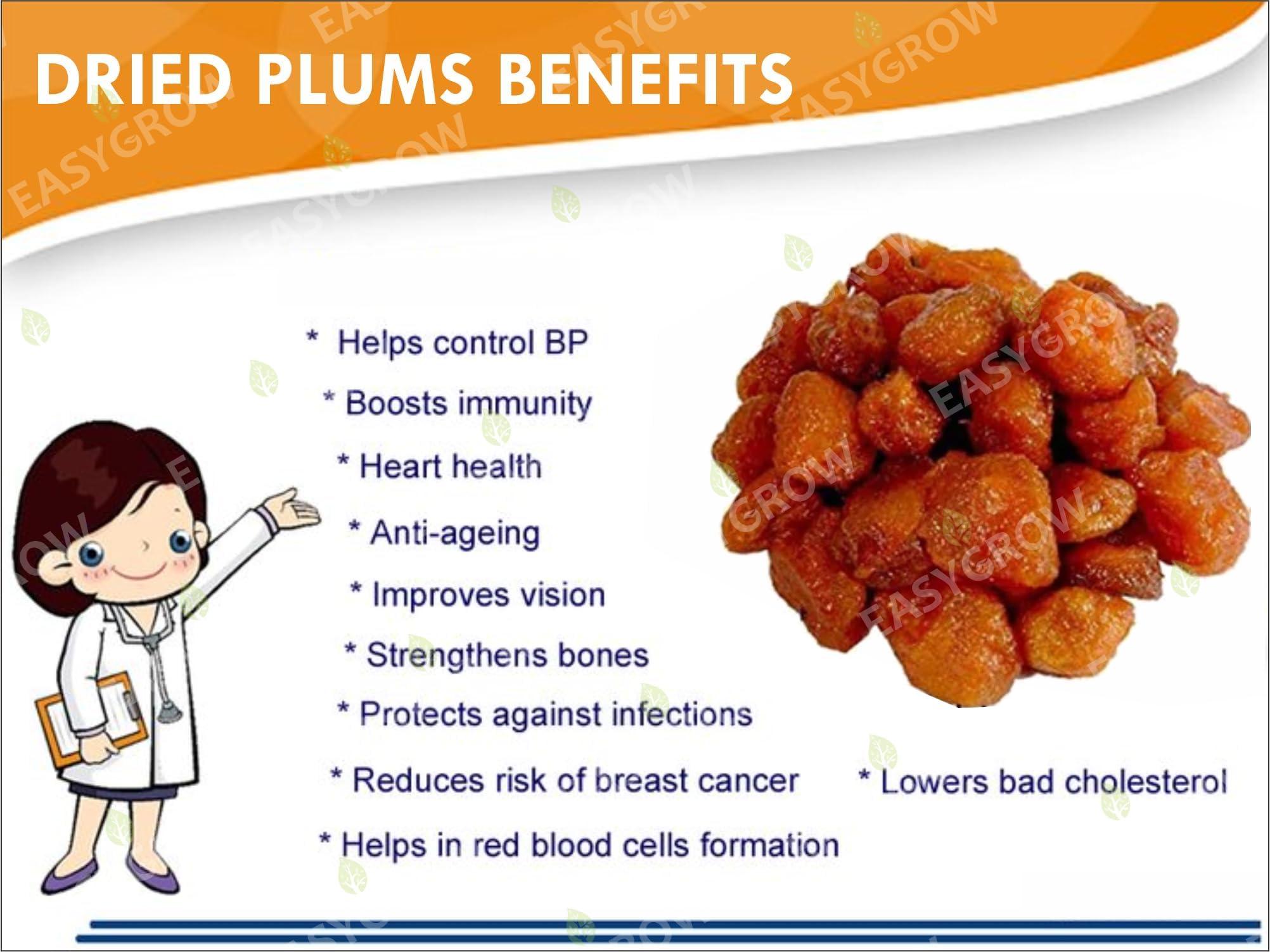 Easygrow Easygrow Aloo Bukhara Dry Fruit | Dried Plum | Dry Subgenus Prunus - (200 GM)