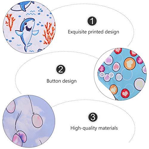 Artibetter ARTIBETTER 6Pcs Menstrual Pads Sanitary Pads Washable Bamboo Menstrual Cloth Pads Incontinence Pads with Bag for Women Girls (Random Color)