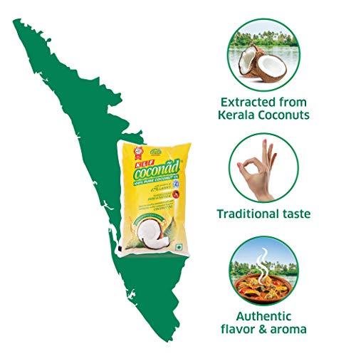 KLF Coconad KLF Coconad Coconut Oil 1 Liter Pouch ( Pack of 5 )