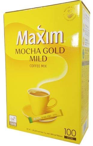 DONGSUH Maxim Mocha Gold MILD Coffee Mix 100 Sticks 1200G
