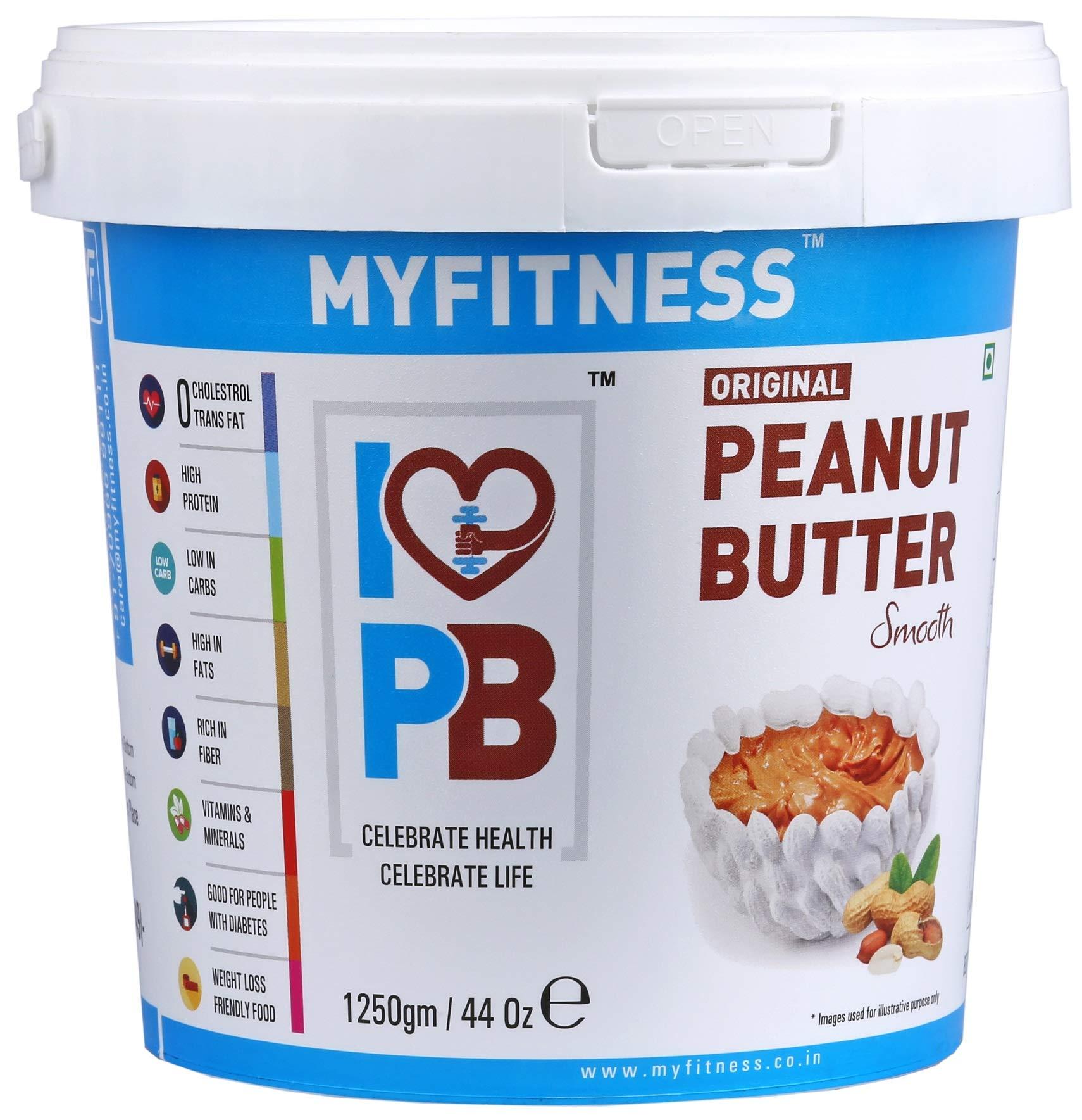 I LOVE PB I LOVE PB MYFITNESS Chocolate Peanut Butter 1250g + MYFITNESS Peanut Butter Smooth 1250g