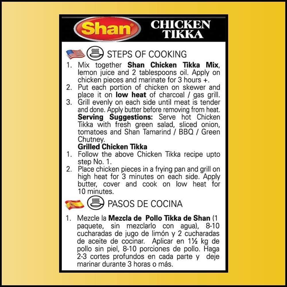 Shan Shans Chicken Tikka Masala-50g (400g) Pack of 8 Pcs