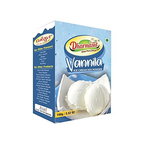 DHARMASUT DHARMASUT Kesar Pista + Mango + Butter Scotch + Chocolate + Vanilla Ice Cream Powder | Pack of 5 | 500 gm