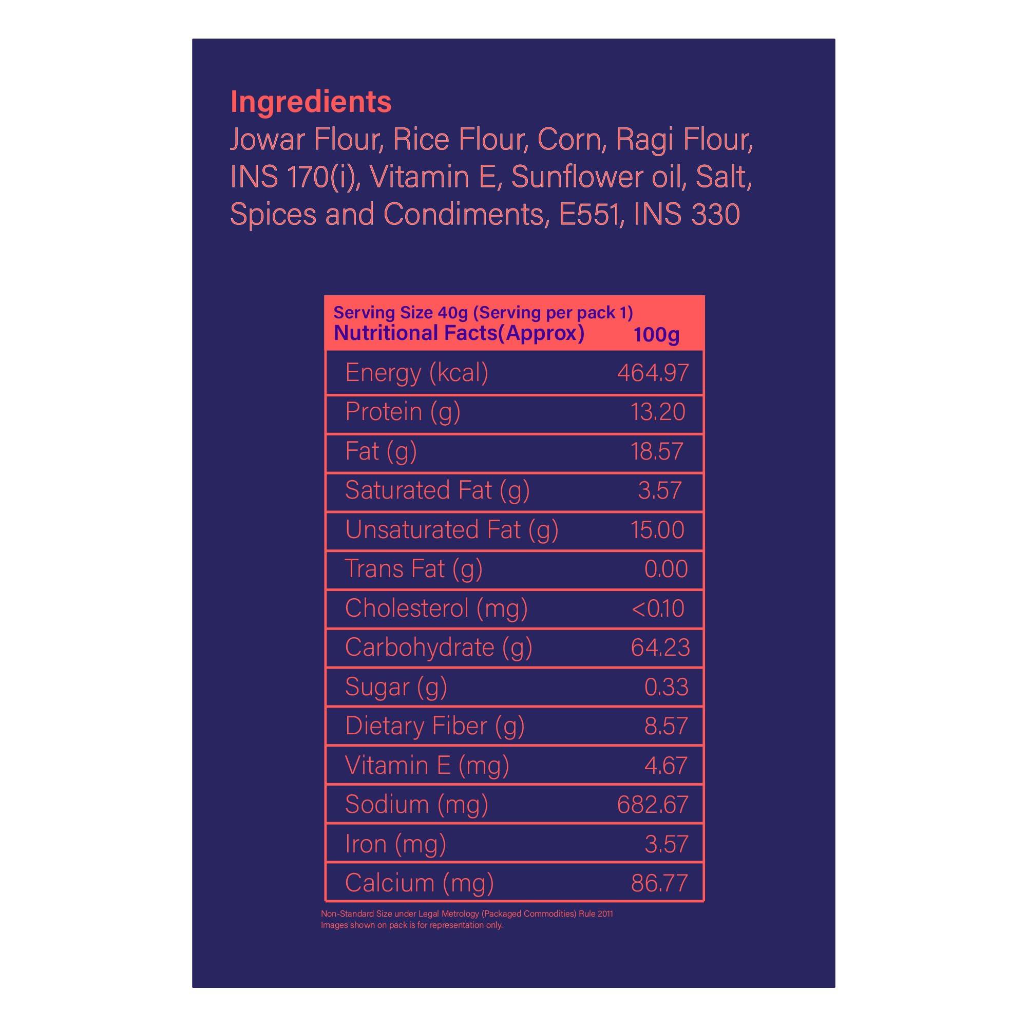 The Healthy Binge The Healthy Binge Ragi Chips | Cajun Spice| Millet Healthy Snacks | No Palm Oil | Protein Rich| Baked, Not Fried | Snack For Weight Loss | As seen on Shark Tank | 40 g Per Pack | Pack of 9