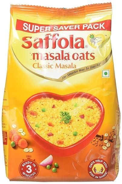 Pink Delight Saffola Masala Oats, Classic Masala, 500g
