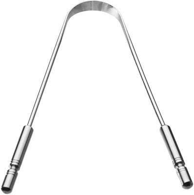 OVEERA OVEERA Steel Tongue Cleaner -Tongue scrapers for adults with Surgical Grade, Non-synthetic Grip, Tongue Cleaners (Pack Of 5)