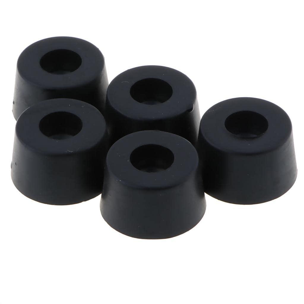 CALANDIS CALANDIS 5Pcs Round Black Bumpers Pads Rubber Feet, 33X19Mm
