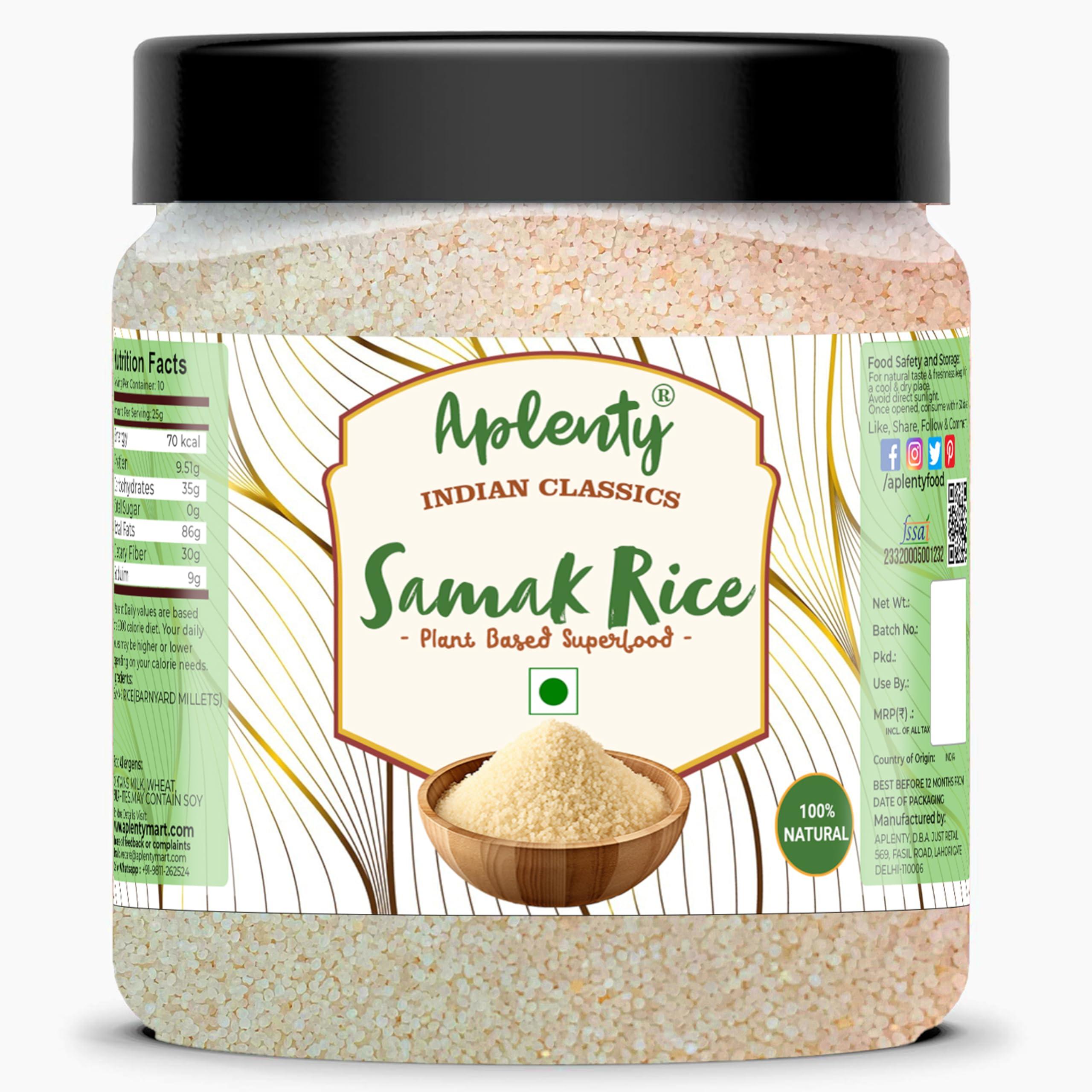 Youpick Aplenty Samak Chawal 400g | Sama Rice For Fast | Samvat Ke Chawal | Barnyard Millet | Vari | Bhagar for Vrat | Navratri Upwas Rice | ( / )