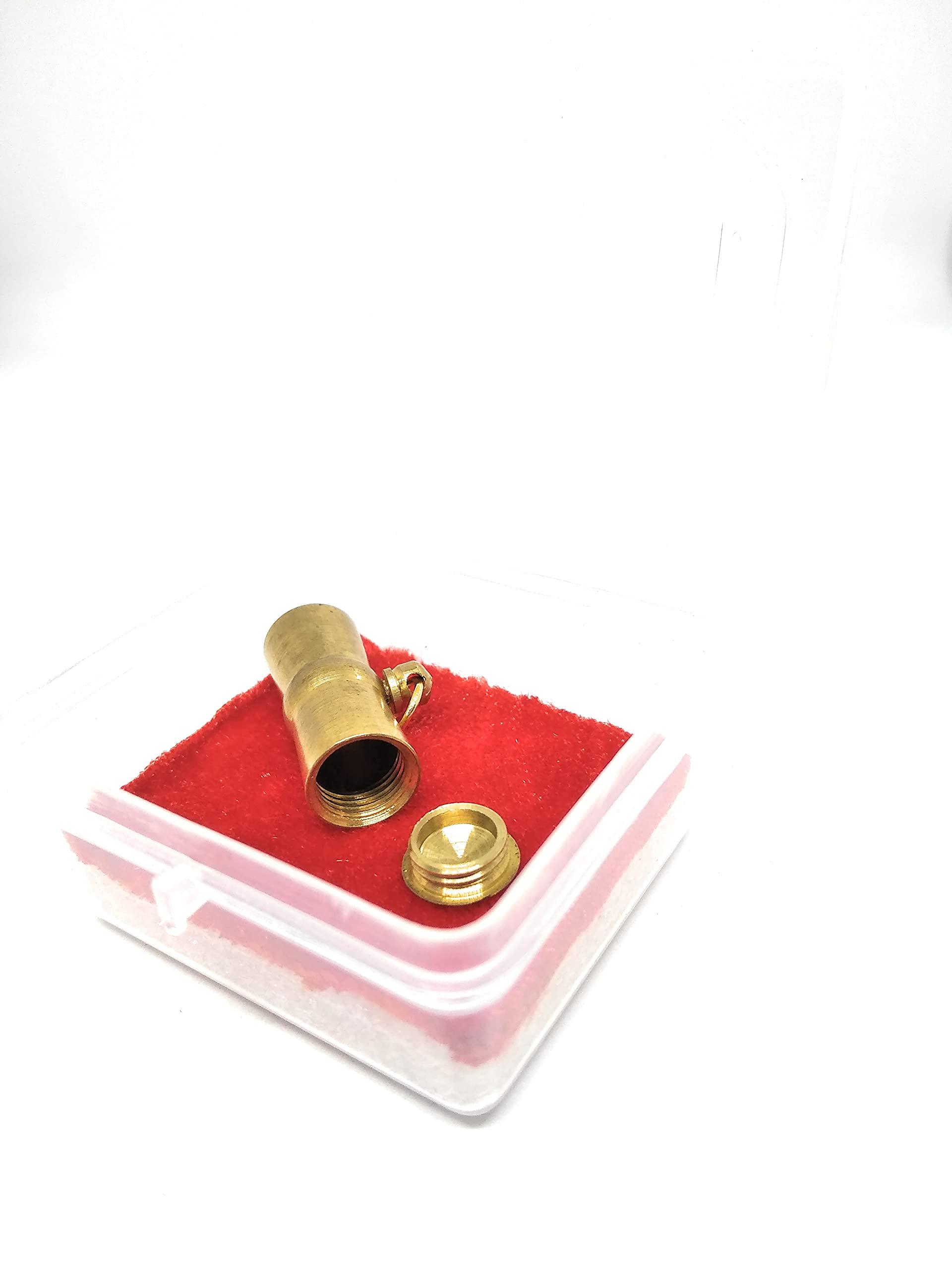 Ayurved Ashtadhatu Guru Grah Shanti Kavach Shanti Tabiz In Gold Plated With Bhojpatra