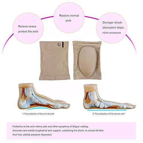 Kshavi ®Kshavi Arch Support Sock with Comfort Gel Pad, Arch Brace for Flat Feet,Plantar Fasciitis Sleeves Shoe Insert Insole, Helps Foot Pain Relief for Unisex